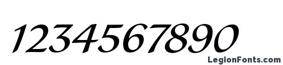 AlexaStd Font, Number Fonts