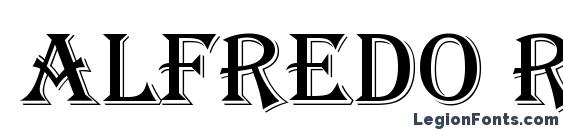 шрифт Alfredo Regular, бесплатный шрифт Alfredo Regular, предварительный просмотр шрифта Alfredo Regular