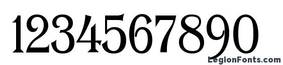 Algeri 8 Font, Number Fonts