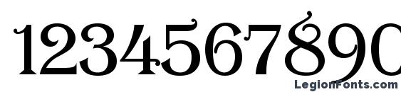 AlgerianBasD Font, Number Fonts