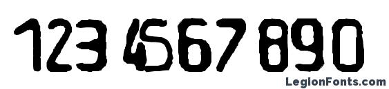 Alias Font, Number Fonts