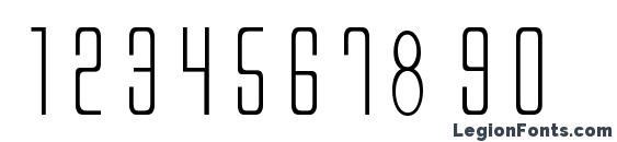 Alien League Font, Number Fonts