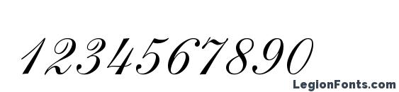 Allegretto Script Two Font, Number Fonts