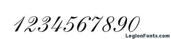 Allegroscript Font, Number Fonts