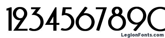 ALLENB Regular Font, Number Fonts