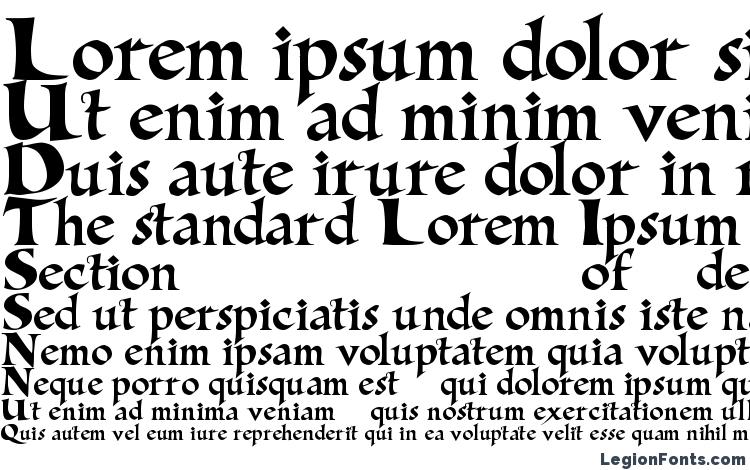 specimens Allencon Demo font, sample Allencon Demo font, an example of writing Allencon Demo font, review Allencon Demo font, preview Allencon Demo font, Allencon Demo font