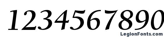 Alliancec bolditalic Font, Number Fonts