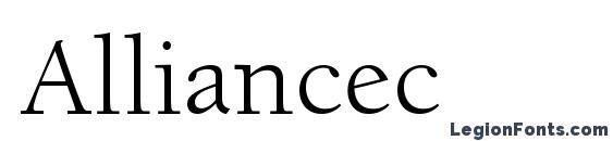 Alliancec font, free Alliancec font, preview Alliancec font
