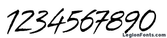 Alma Font, Number Fonts