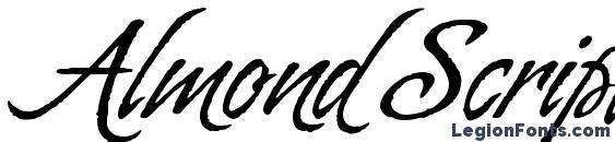 Almond Script font, free Almond Script font, preview Almond Script font