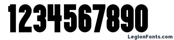 Almonte Regular Font, Number Fonts