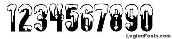 AlmonteSnow Regular Font, Number Fonts