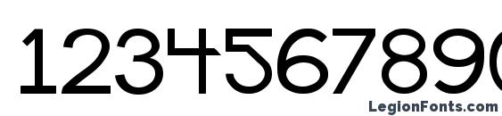 ALPACA54 Font, Number Fonts