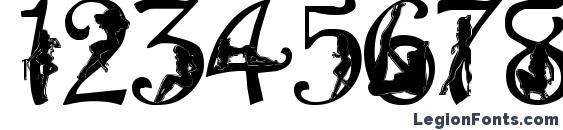 Alpha Silouette Font, Number Fonts