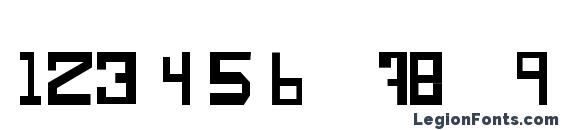 Alphabeta Font, Number Fonts