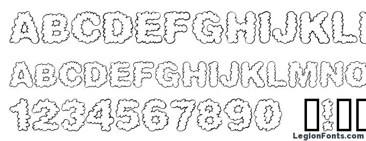 glyphs Alphaclouds font, сharacters Alphaclouds font, symbols Alphaclouds font, character map Alphaclouds font, preview Alphaclouds font, abc Alphaclouds font, Alphaclouds font
