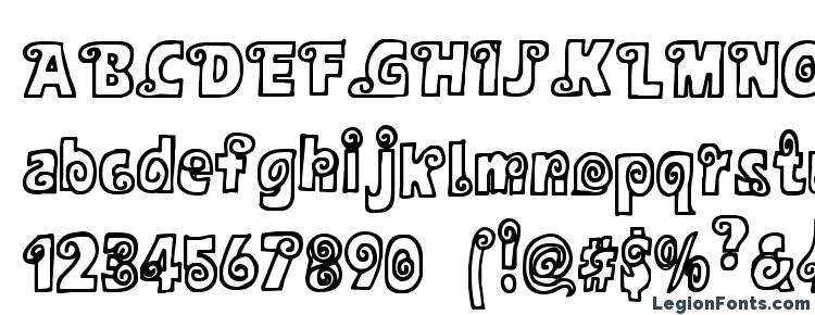 glyphs Alphasnail font, сharacters Alphasnail font, symbols Alphasnail font, character map Alphasnail font, preview Alphasnail font, abc Alphasnail font, Alphasnail font