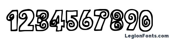 Alphasnail Font, Number Fonts