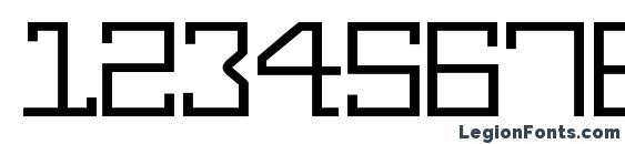 Alphecca Font, Number Fonts