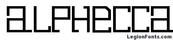 Alphecca Font
