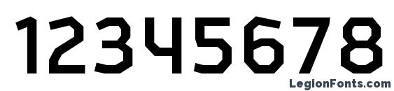 AlphiiSb Regular Font, Number Fonts