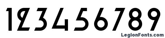 Alpine Typeface A1 Regular Font, Number Fonts