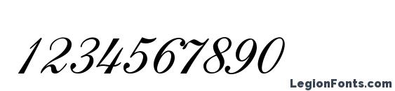 ALS Script Font, Number Fonts