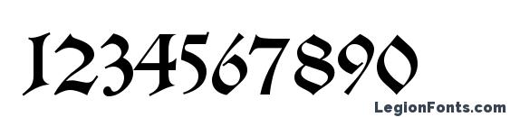 AlsheimDB Normal Font, Number Fonts