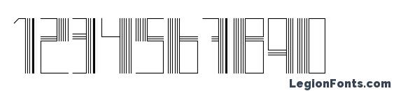 Alt Joli Font, Number Fonts