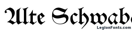 Alte Schwabacher Regular font, free Alte Schwabacher Regular font, preview Alte Schwabacher Regular font
