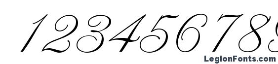 Altitude Regular DB Font, Number Fonts
