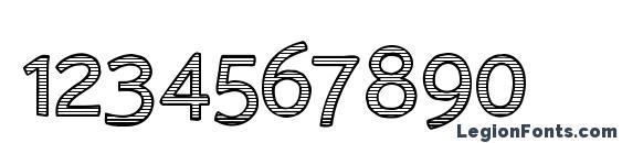 Шрифт AlumFreePromotional, Шрифты для цифр и чисел