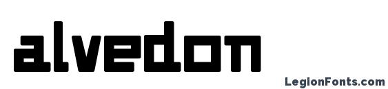 шрифт Alvedon, бесплатный шрифт Alvedon, предварительный просмотр шрифта Alvedon