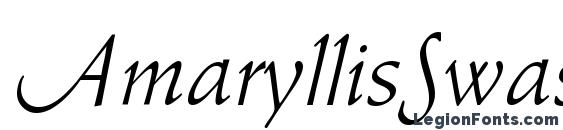 AmaryllisSwash Regular DB Font