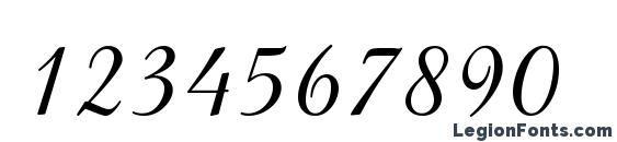 Amazone BT Font, Number Fonts