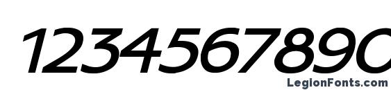 Ambassadorec italic Font, Number Fonts