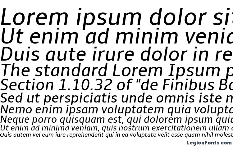 specimens Amble Italic font, sample Amble Italic font, an example of writing Amble Italic font, review Amble Italic font, preview Amble Italic font, Amble Italic font