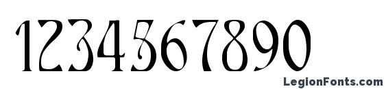 Ambrosia Font, Number Fonts