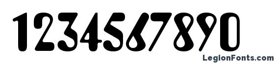 Amelia BT Font, Number Fonts