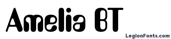 шрифт Amelia BT, бесплатный шрифт Amelia BT, предварительный просмотр шрифта Amelia BT