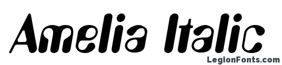 Amelia Italic Font