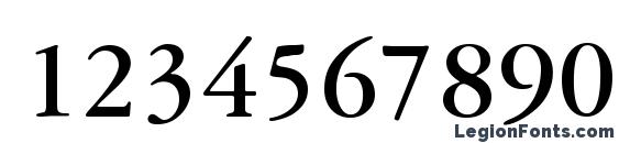 American Garamond Bold BT Font, Number Fonts