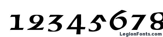 American.kz Font, Number Fonts