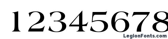 Americana Bold BT Font, Number Fonts