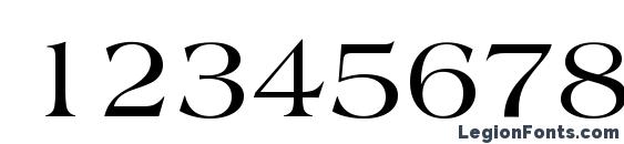 Americana BT Font, Number Fonts