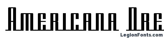 Americana Dreams SC Upright Font, All Fonts