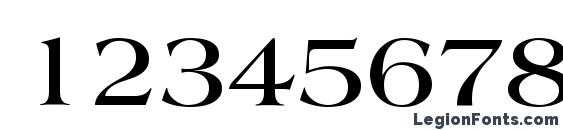 Americana LT Bold Font, Number Fonts