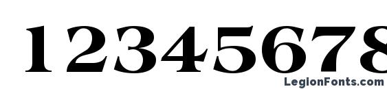 Americana LT Extra Bold Font, Number Fonts