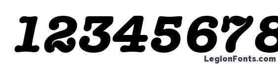 AmericanTypItcTEEBol Italic Font, Number Fonts