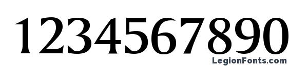 Amerigo Medium BT Font, Number Fonts
